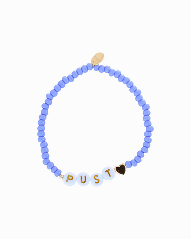 Pust armbånd blå