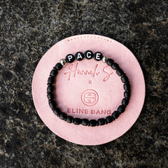 Pace armbånd sort - Hannah S x Eline Bang