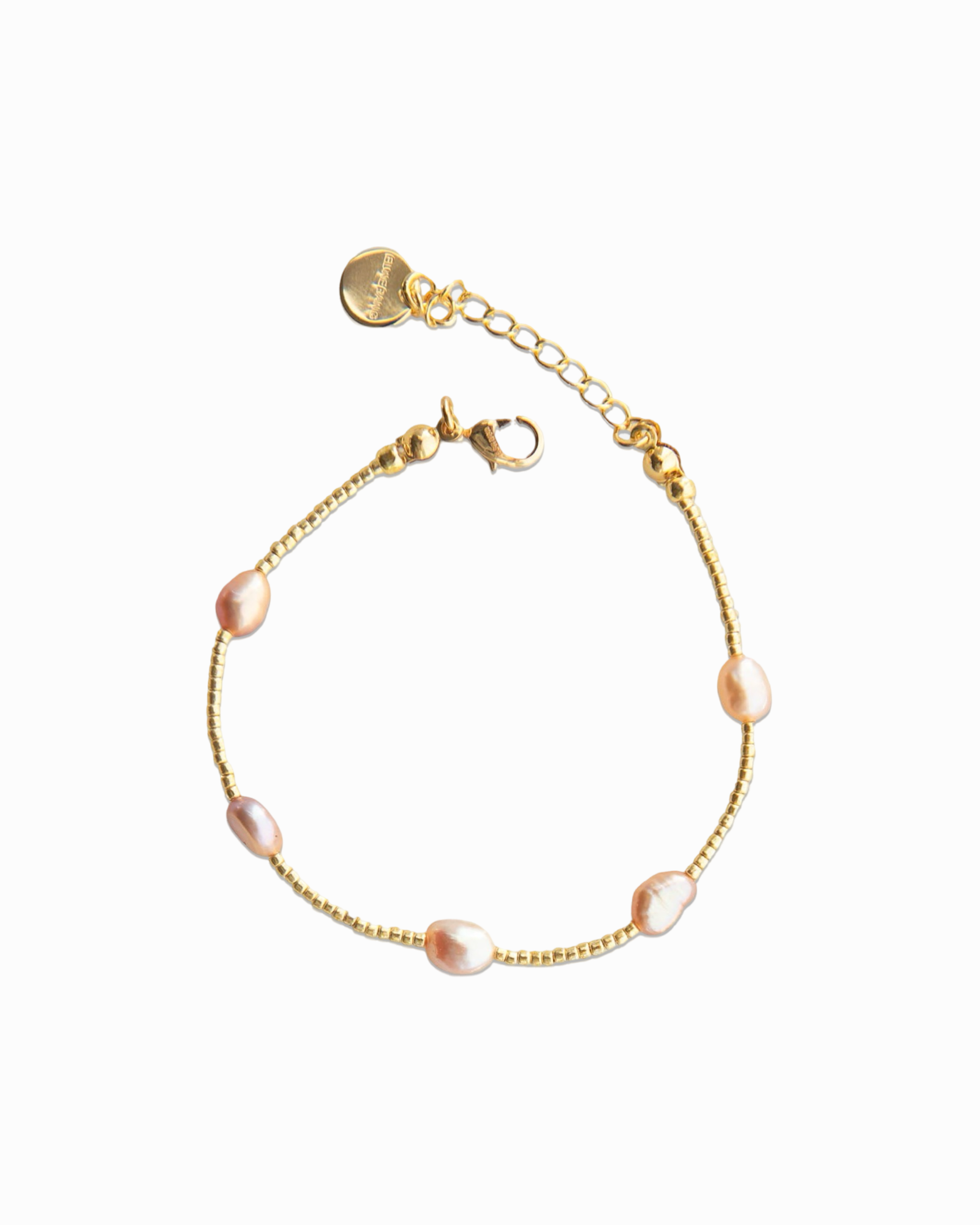 Zita fersken armbånd