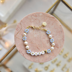 Pust blomst lyseblå