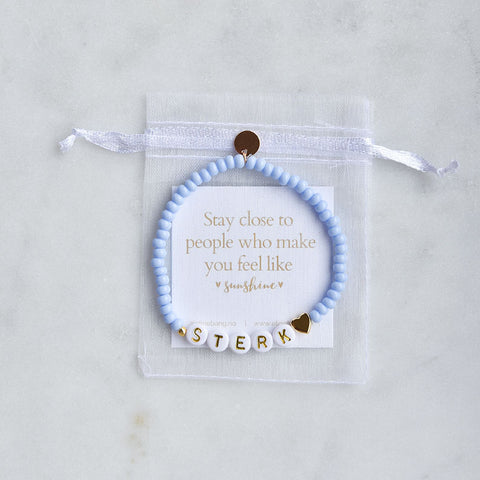 Sterk armbånd lyseblå