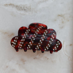 Hårklype  blå rød