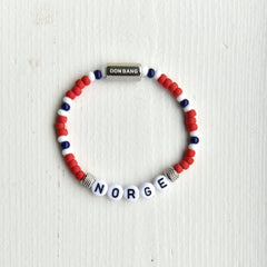 Norge armbånd sølvfarge