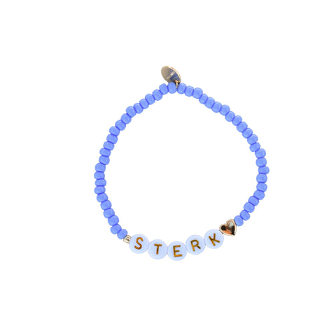 Sterk armbånd blå